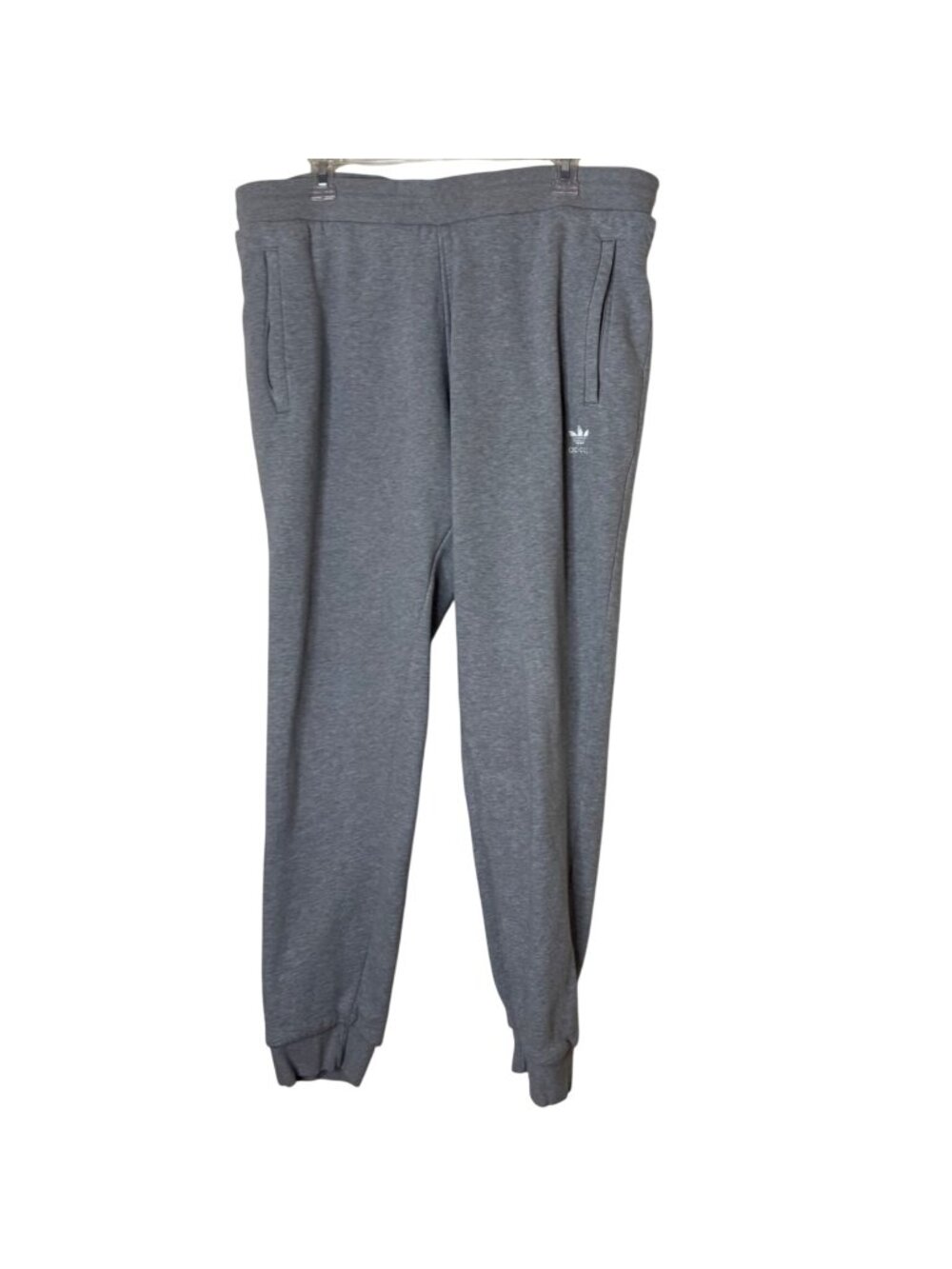 Adidas Primegreen Mens 2XL Gray Trefoil Jogger Sweatpants Athletic Streetwear
